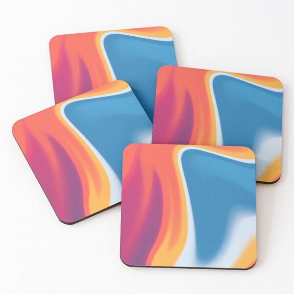 Item preview, Vibrant Acrylic Pour Design designed and sold by yuujiprints.