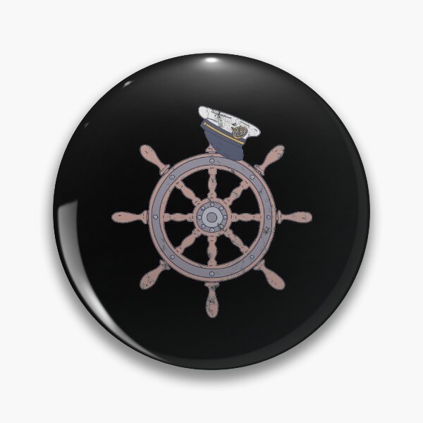 Item preview, Distressed Steering Captain - Wooden Wheel - Shipmaster designed and sold by DeWinnes.