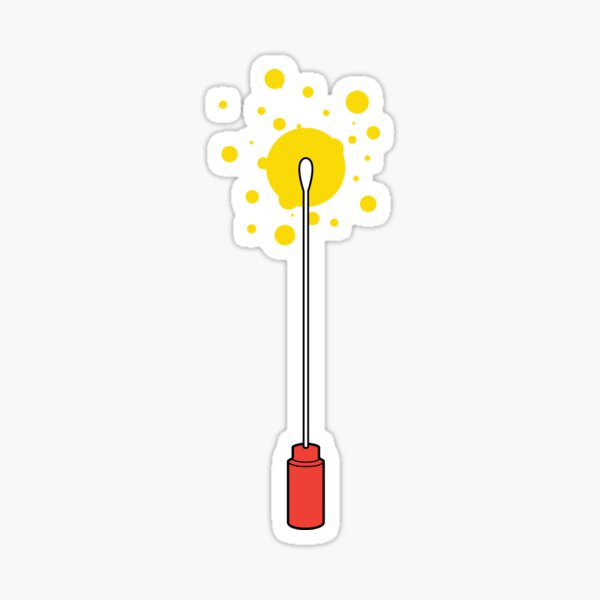 Item preview, Nasal Swab Graphic Magic Wand Design designed and sold by Huhnerdieb Apparel.