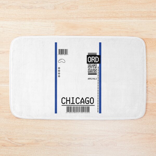 Item preview, CHICAGO PLANE TICKET AIRPORT TAG designed and sold by Glossypop.