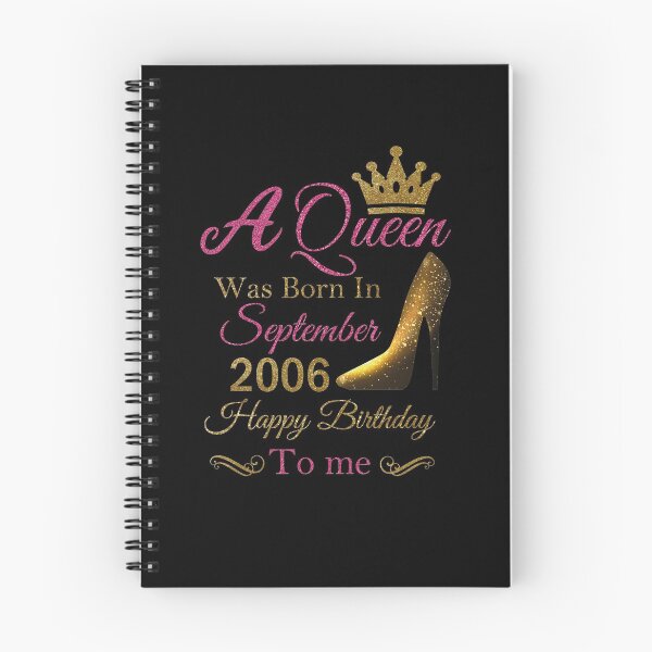 Item preview, A Queen Was Born In September 2006 Happy Birthday To Me designed and sold by KBM Tees ⭐⭐⭐⭐⭐.