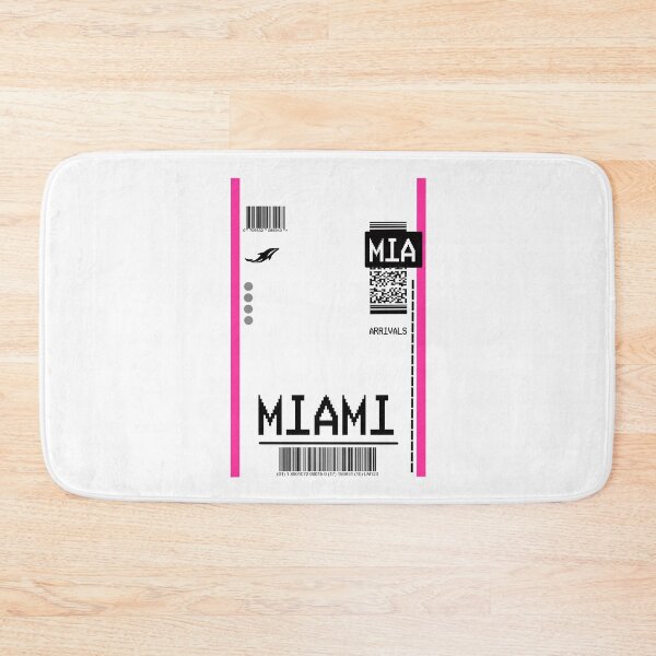 Item preview, MIAMI PLANE TICKET AIRPORT TAG designed and sold by Glossypop.