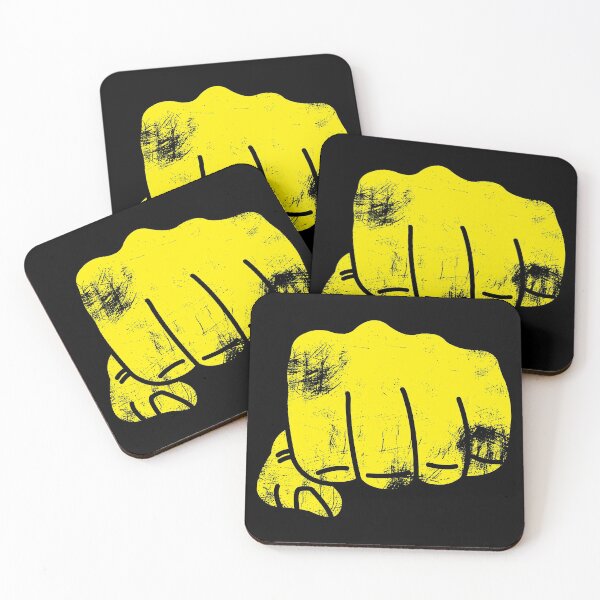 Item preview, Worn Yellow Fist designed and sold by SpitsPixels.