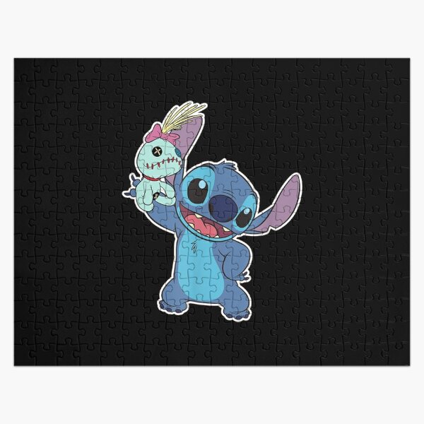 And Lilo Silhouette Stitch Jigsaw Puzzles | Redbubble