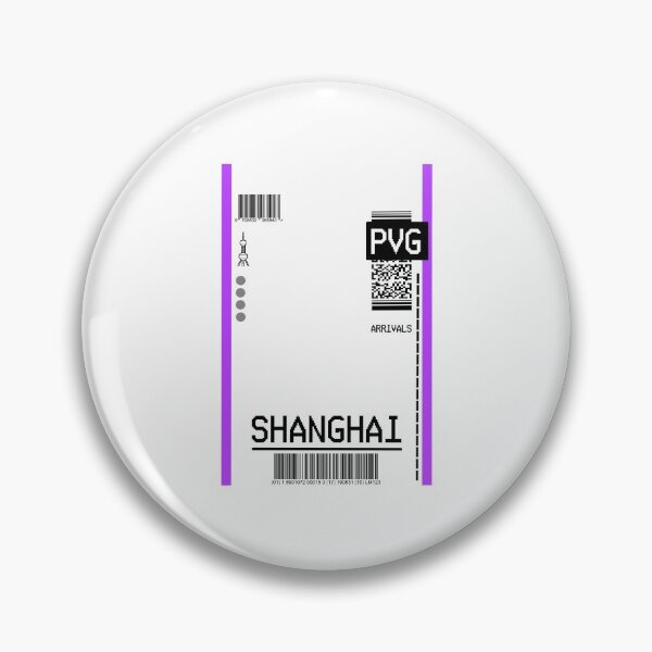 Item preview, SHANGHAI PLANE TICKET AIRPORT TAG designed and sold by Glossypop.