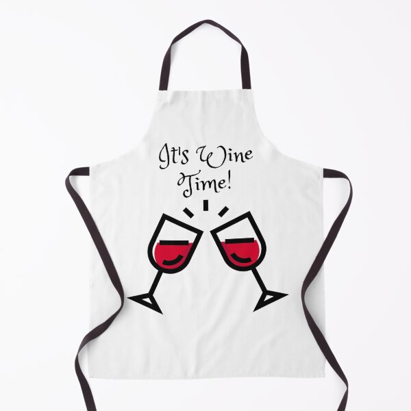 Item preview, Wine Lovers Gift, Wine Glass, Wine Mask, It's Wine Time, Sommelier Gift designed and sold by Julie7526.