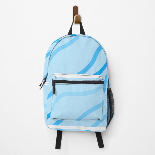 Item preview, shades of squiggly blue designed and sold by ViviTV.