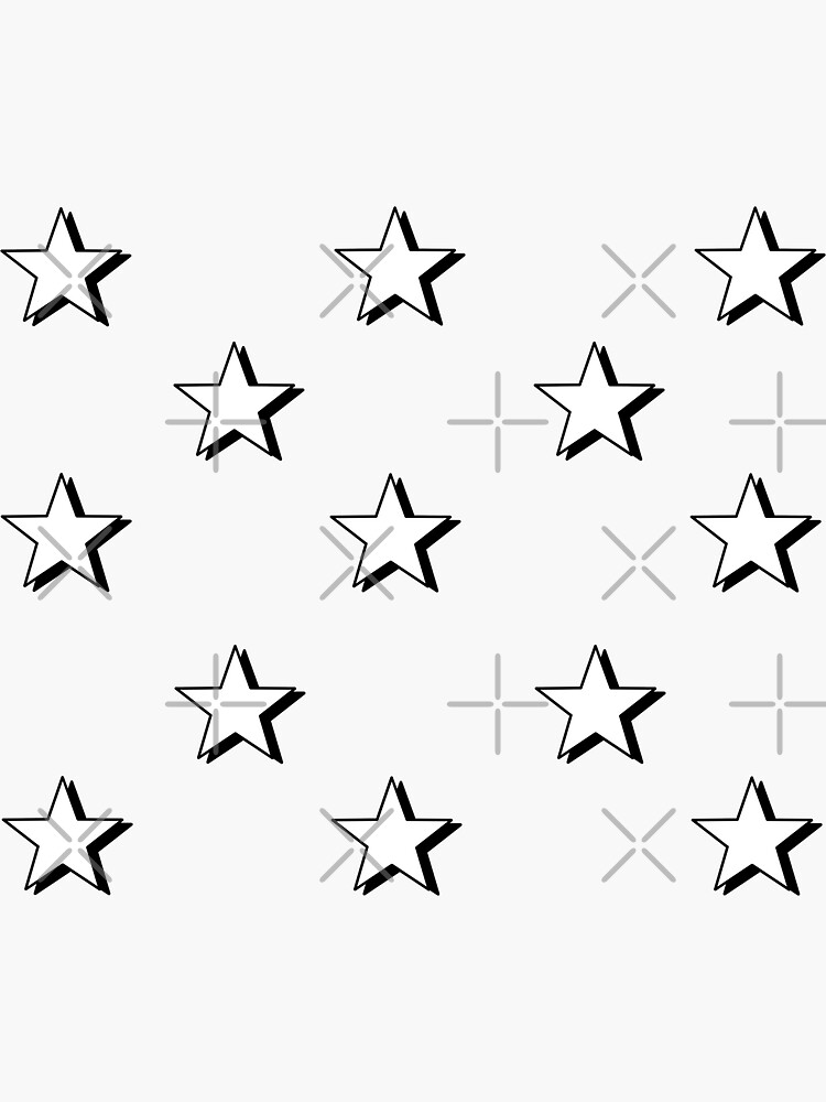 "VSCO Stars Medium" Sticker by 3llaw3ss Redbubble