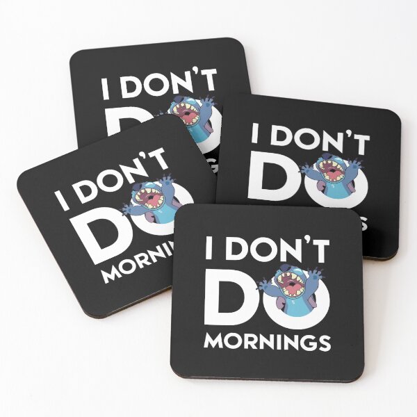 Item preview, Stitch Don t Do Mornings Gift For Fans, For Men And Women, Gift Halloween, Thanksgiving, Christmas Day designed and sold by WhistlerTess.