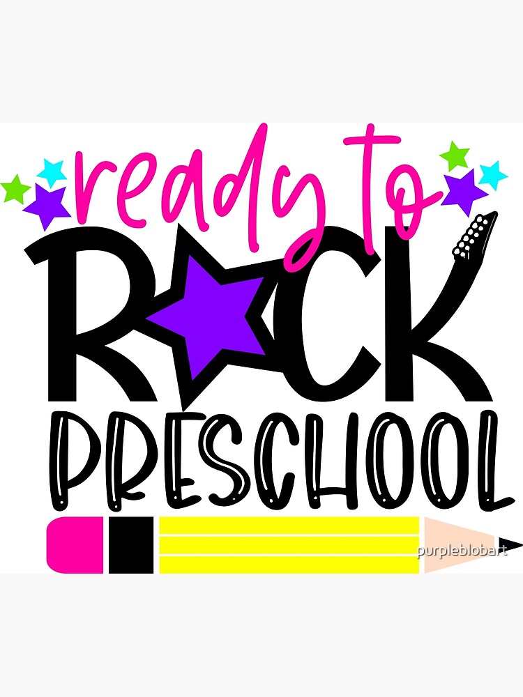 ready-to-rock-preschool-art-print-for-sale-by-purpleblobart-redbubble