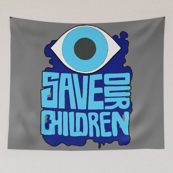 Item preview, Save Our Children (Blue) designed and sold by Tyler Schalk.