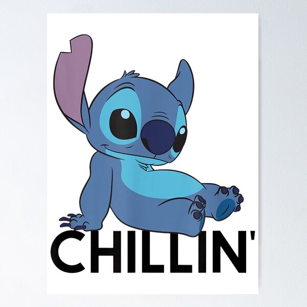 Cute Stitch White Pillow Thankful GIF