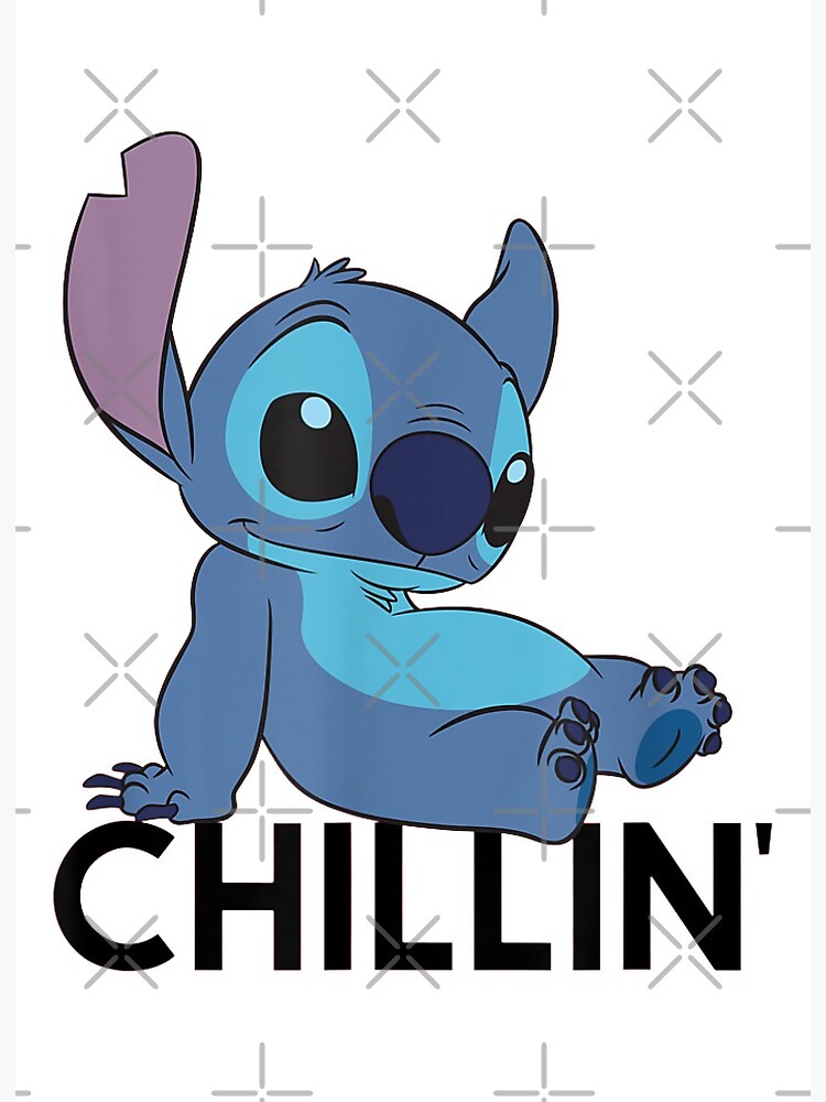Stitch Chillin Gift For Fans, For Men And Women, Gift Halloween