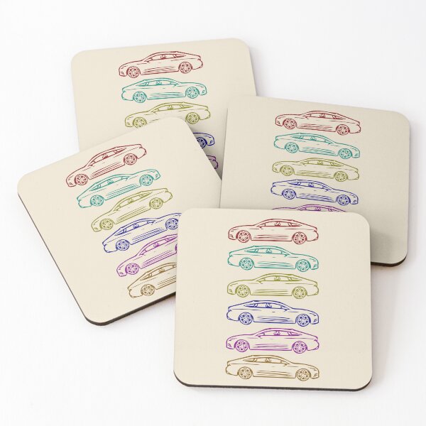 Item preview, Colourful Cars  designed and sold by ArtsyStopShop.