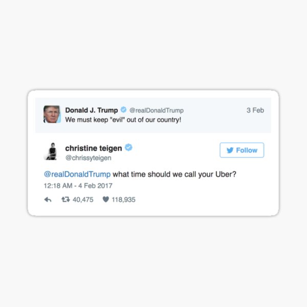 Trump's Uber Sticker