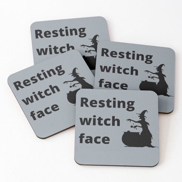 Item preview, Resting Witch Face designed and sold by sunandsnowglobe.