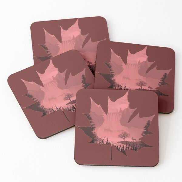 Item preview, Red Maple Leaf Nauture Landscape designed and sold by Shop-Corsix.