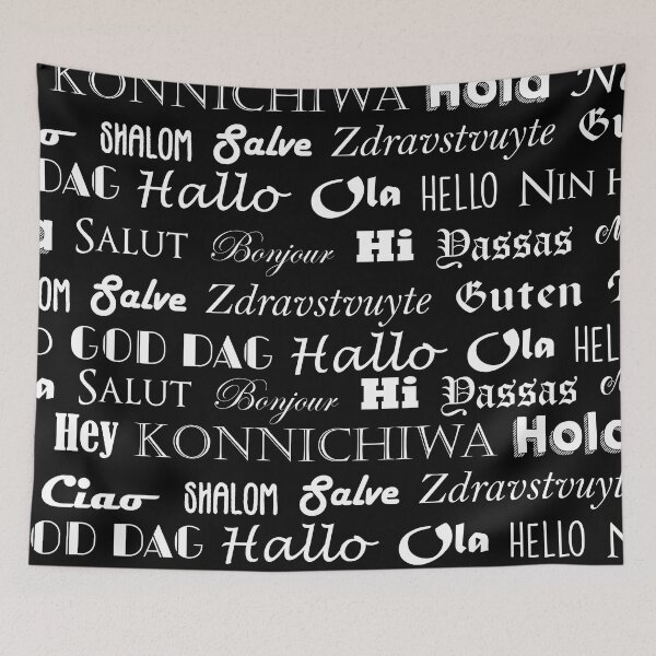 Item preview, Hello in Multiple Languages  designed and sold by Regan Crowley.