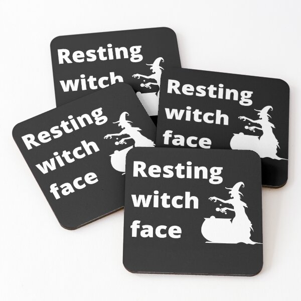Item preview, Resting Witch Face designed and sold by sunandsnowglobe.