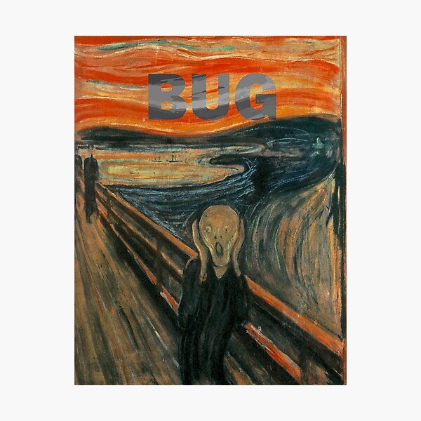 Item preview, The Scream Painting Programmer Version - Bug designed and sold by codingpotato.
