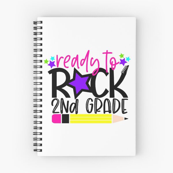 Item preview, Ready to rock 2nd grade designed and sold by purpleblobart.