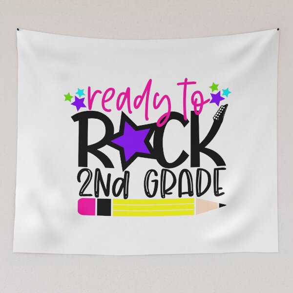 Item preview, Ready to rock 2nd grade designed and sold by purpleblobart.