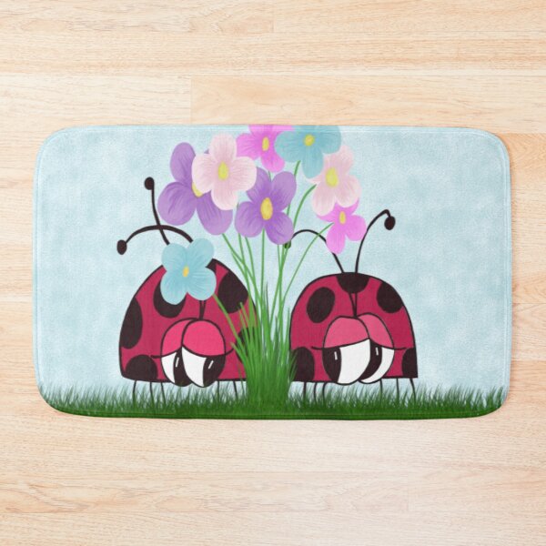 Item preview, Love At First Sight Ladybug Illustration designed and sold by OneArtsyMomma.