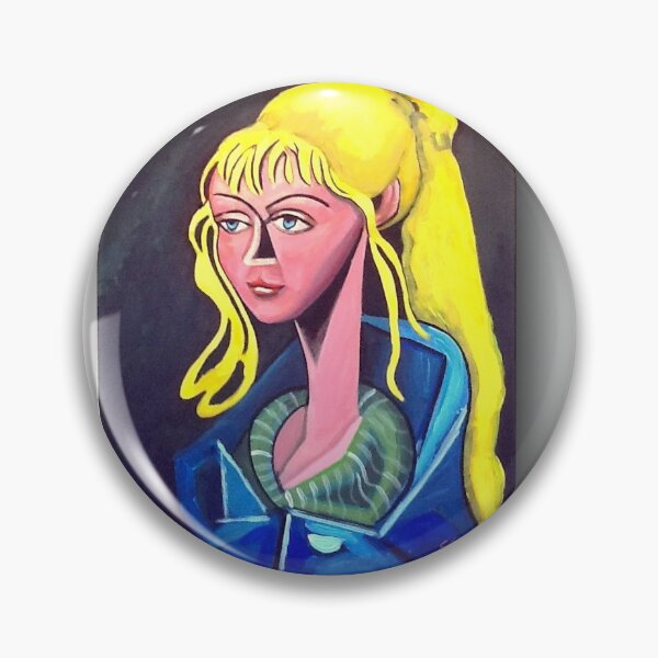 Item preview, lady with yellow hair. a picasso-mod-copy-type. c.a.2019 designed and sold by smiley100.