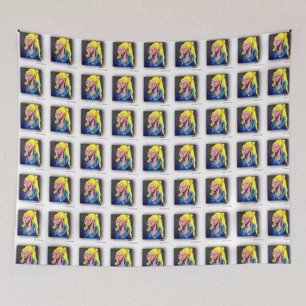 Item preview, lady with yellow hair. a picasso-mod-copy-type. c.a.2019 designed and sold by smiley100.
