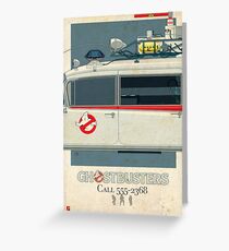 Ecto-1 triptych II of III Greeting Card
