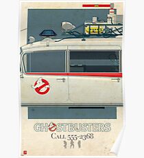 Ecto-1 triptych II of III Poster