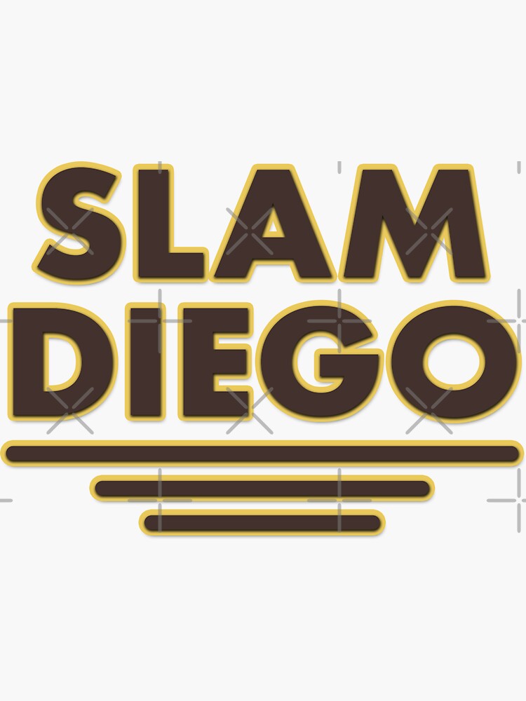 Slam Diego Gold' Sticker