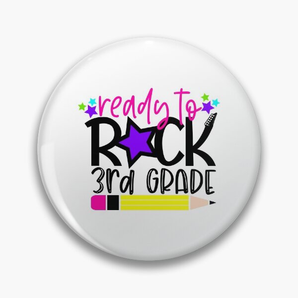 Item preview, Ready to rock 3rd grade designed and sold by purpleblobart.