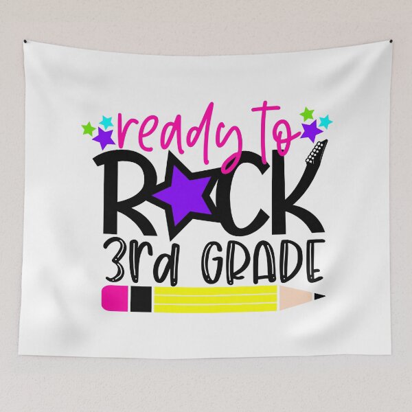 Item preview, Ready to rock 3rd grade designed and sold by purpleblobart.