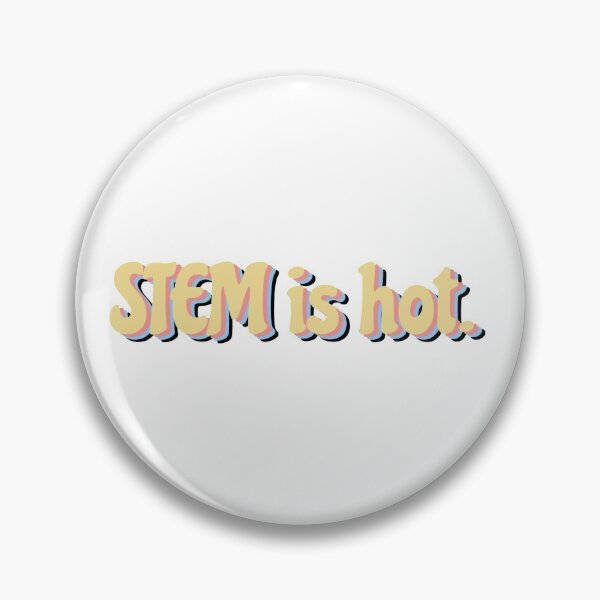 Item preview, STEM is hot. Statement colourful laptop sticker. designed and sold by sheteachesmath.