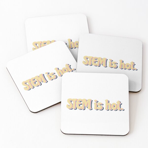 Item preview, STEM is hot. Statement colourful laptop sticker. designed and sold by sheteachesmath.