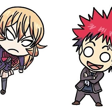 Artwork thumbnail, Nakiri and Soma by censor ♡