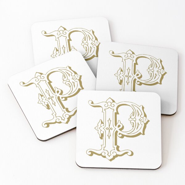 Item preview, Vintage Letter P Gold designed and sold by yourscotborders.