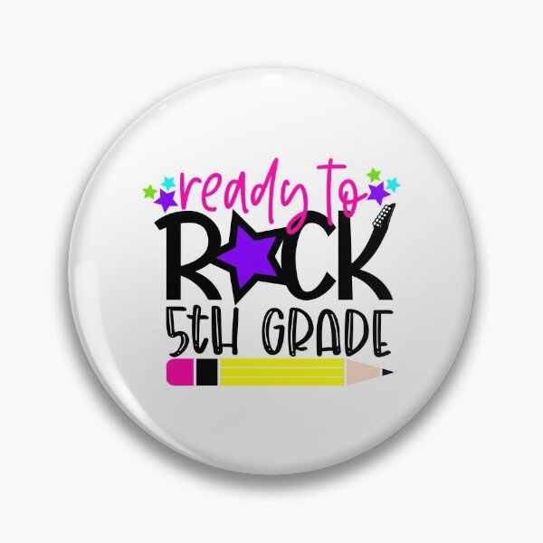 Item preview, Ready to rock 5th grade designed and sold by purpleblobart.