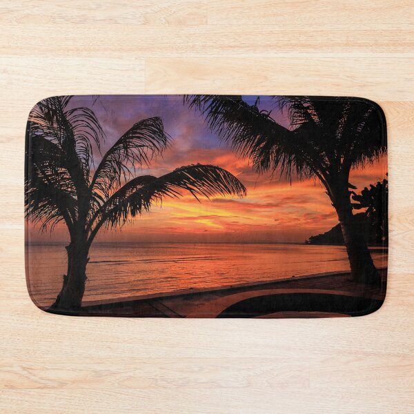 Item preview, Dramatic Sunset with silhouettes palm in Thailand designed and sold by photo123pro.