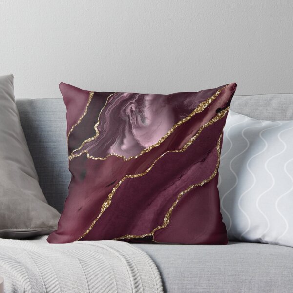 Item preview, Burgundy Maroon Geode Agate designed and sold by OliviaAndAva.