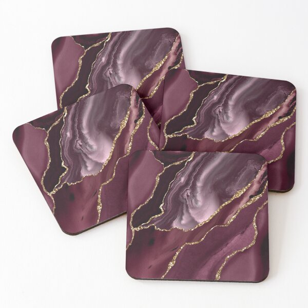 Item preview, Burgundy Maroon Geode Agate designed and sold by OliviaAndAva.