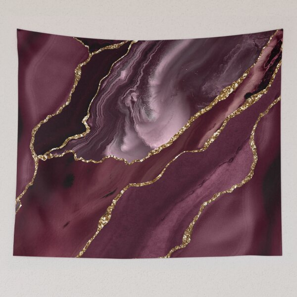 Item preview, Burgundy Maroon Geode Agate designed and sold by OliviaAndAva.