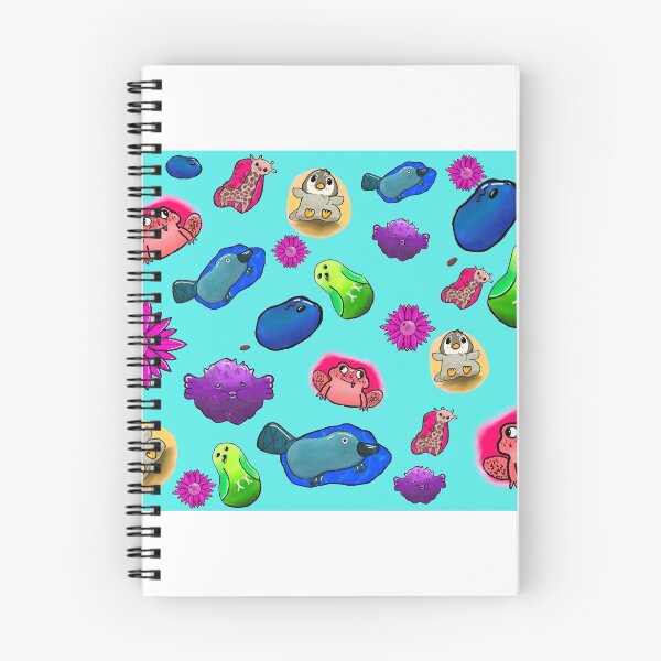 Item preview, Cute one color animals teal background  designed and sold by LilyWily.