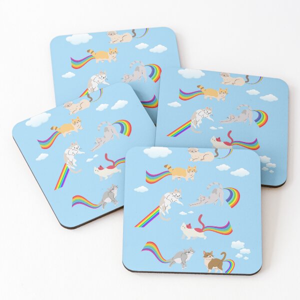 Item preview, Rainbow Cat Farts designed and sold by ZeeDigitalArt.