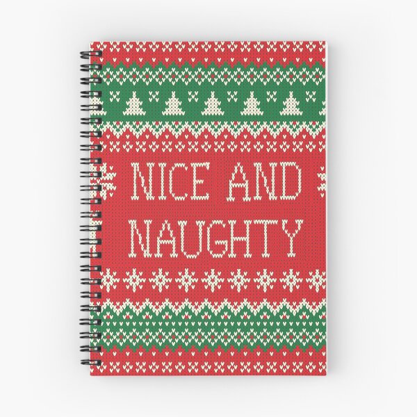 Item preview, Nice and Naughty Knit Pattern designed and sold by Stick Your Privilege.