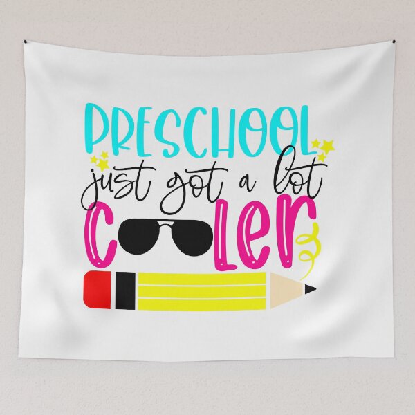 Item preview, Preschool just got a lot cooler designed and sold by purpleblobart.