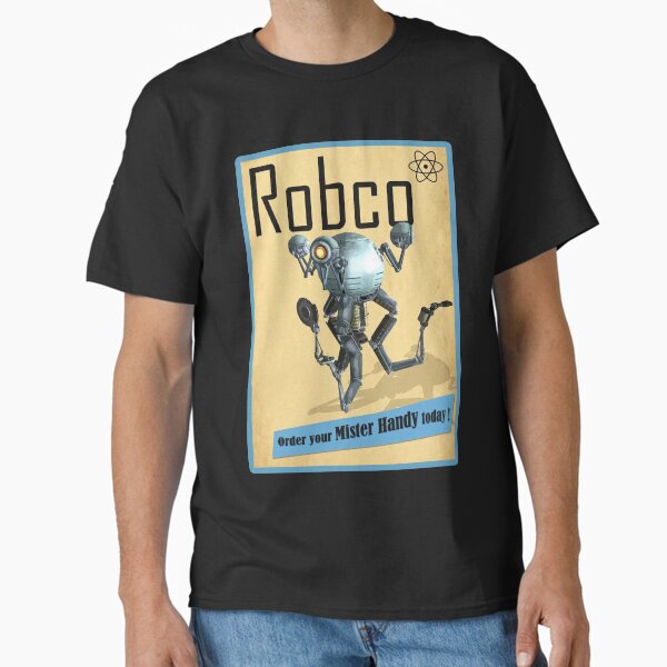 Vista previa del artículo con la obra «Industrias RobCo», diseñado y vendido por DBnation.