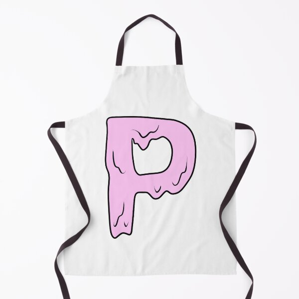 Item preview, melting pastel pink P initial  designed and sold by illhustration.