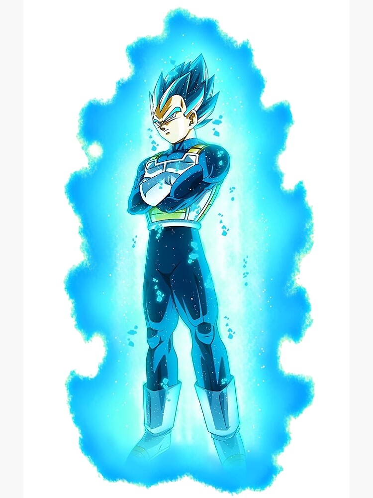 Dragon Ball Super Poster Vegeta Blue and Goku Blue with Broly 18inches  x12inches